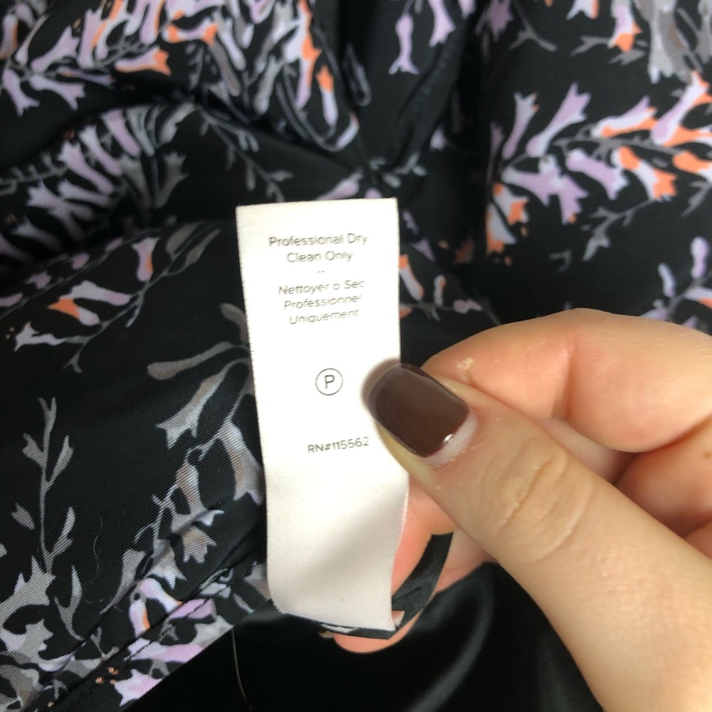 Cinq a Sept Floral Puffer Bomber Cropped Jacket - Picture 15 of 15